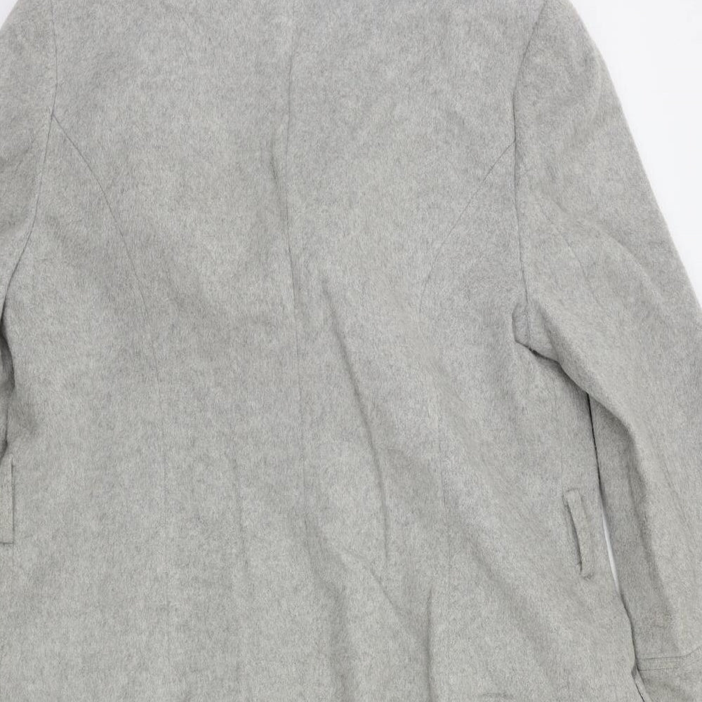 RJR.John Rocha Womens Grey   Overcoat Coat Size 14