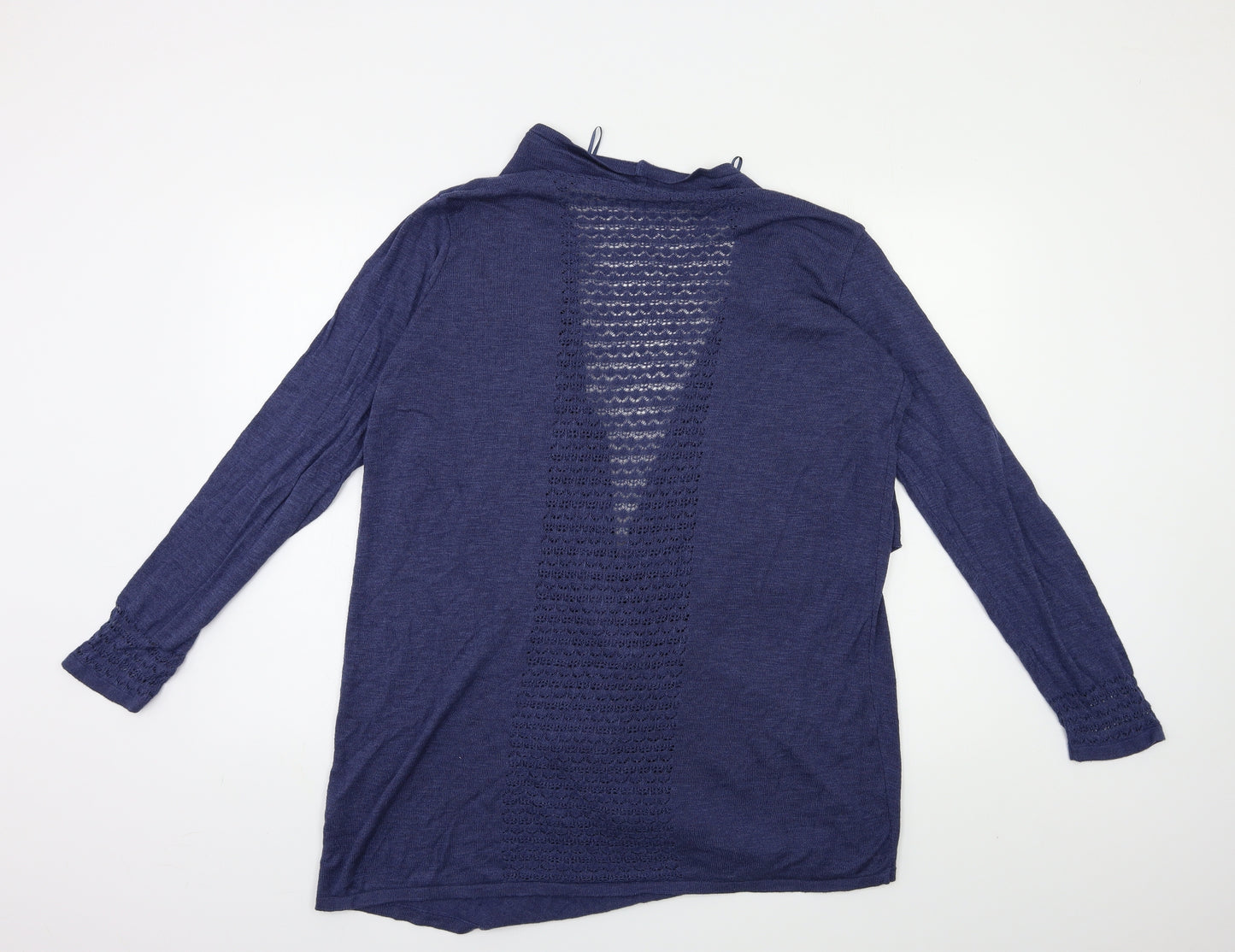 George Womens Blue  Knit Cardigan Jumper Size 16