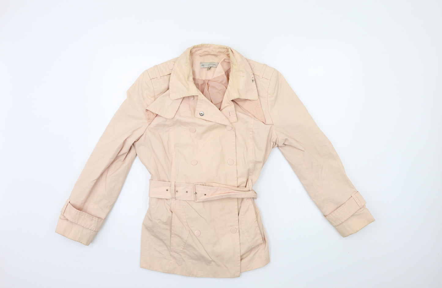 Marks and Spencer Womens Pink   Jacket Coat Size 12