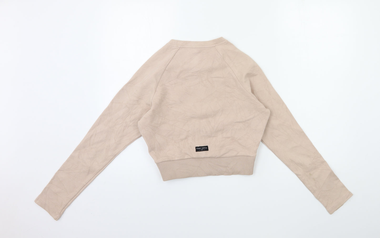 Pink Soda Womens Pink   Basic T-Shirt Size 14