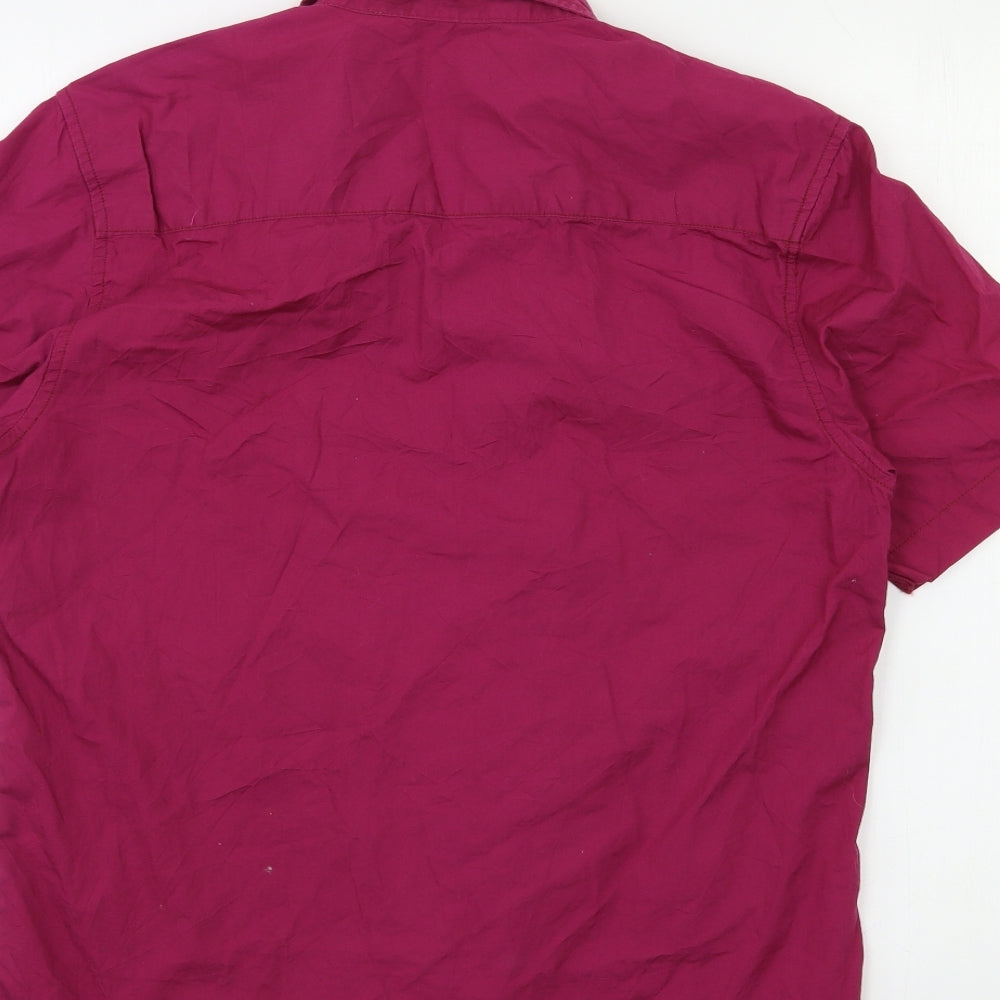 Industralize Mens Pink    Button-Up Size M