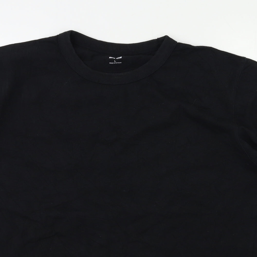 Uniqlo Mens Black    T-Shirt Size L