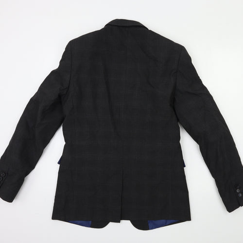 Marks and Spencer Mens Grey Check  Jacket Suit Jacket Size 38