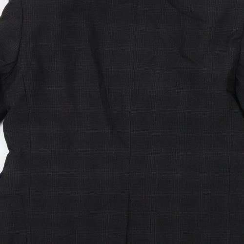 Marks and Spencer Mens Grey Check  Jacket Suit Jacket Size 38