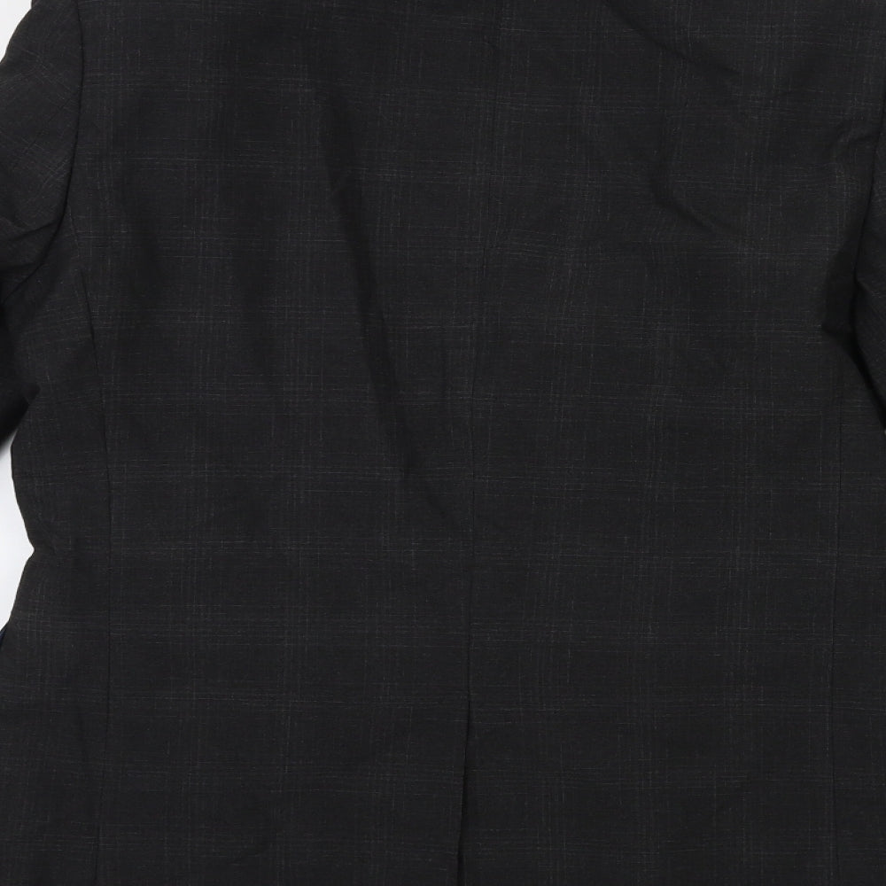 Marks and Spencer Mens Grey Check  Jacket Suit Jacket Size 38