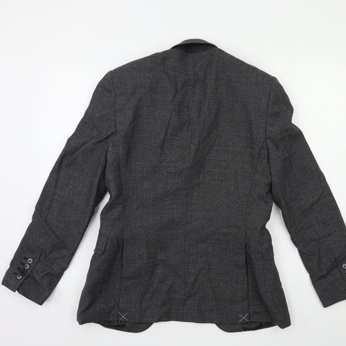 John Lewis Mens Grey Check  Jacket Suit Jacket Size 38