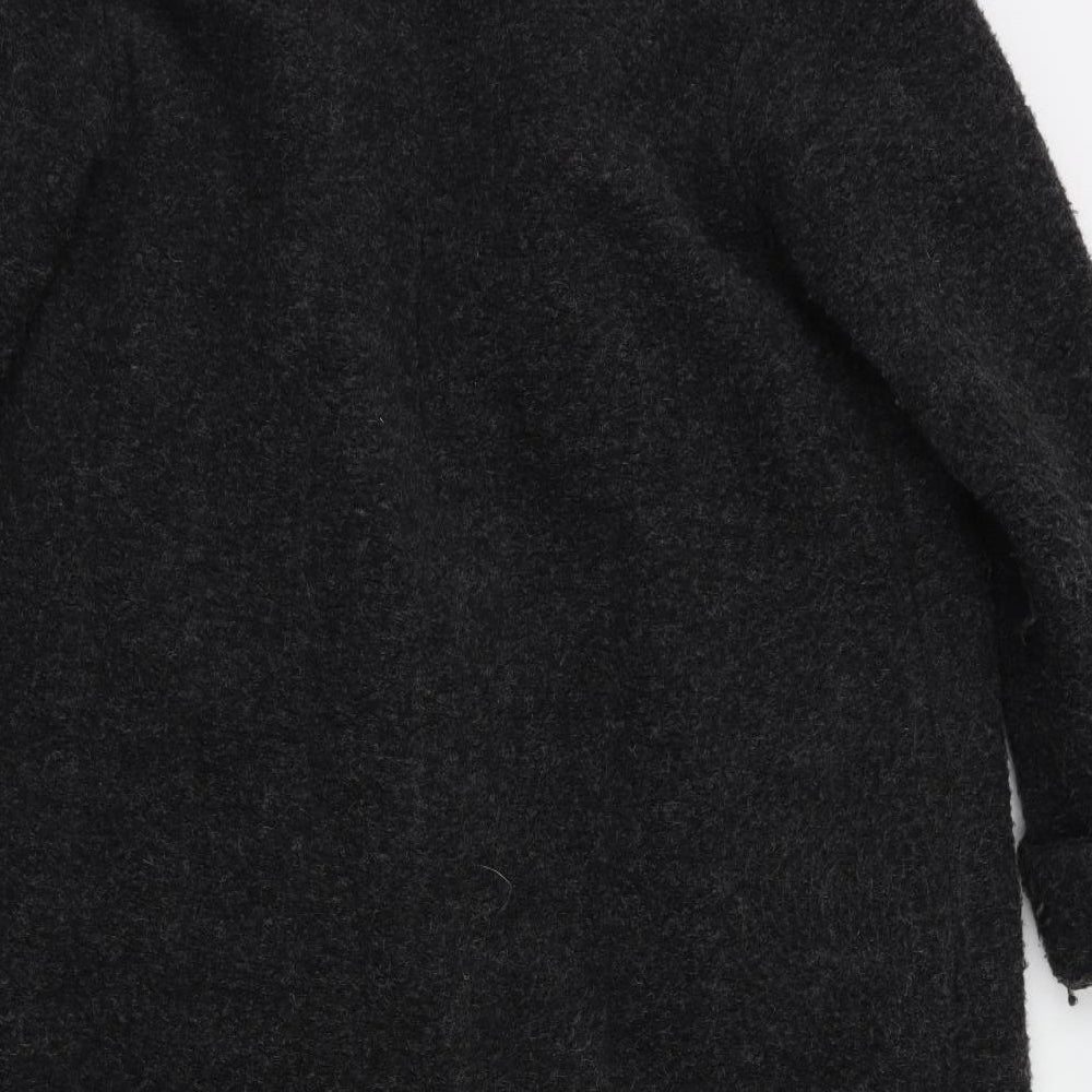New Look Womens Black   Overcoat Coat Size 6