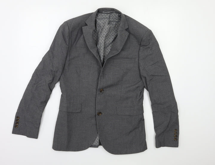 NEXT Mens Grey Jacket Suit Jacket Size 38