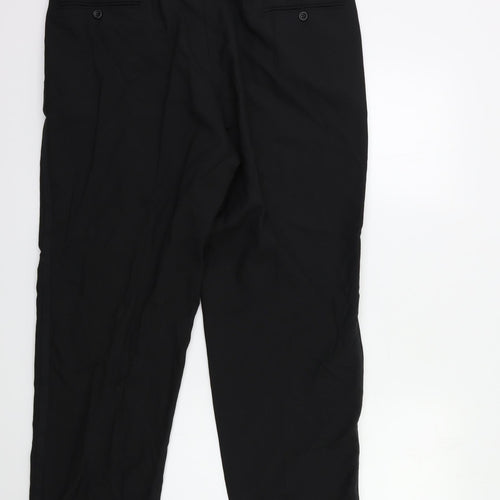 Preworn Mens Black   Trousers  Size 44 in L29 in