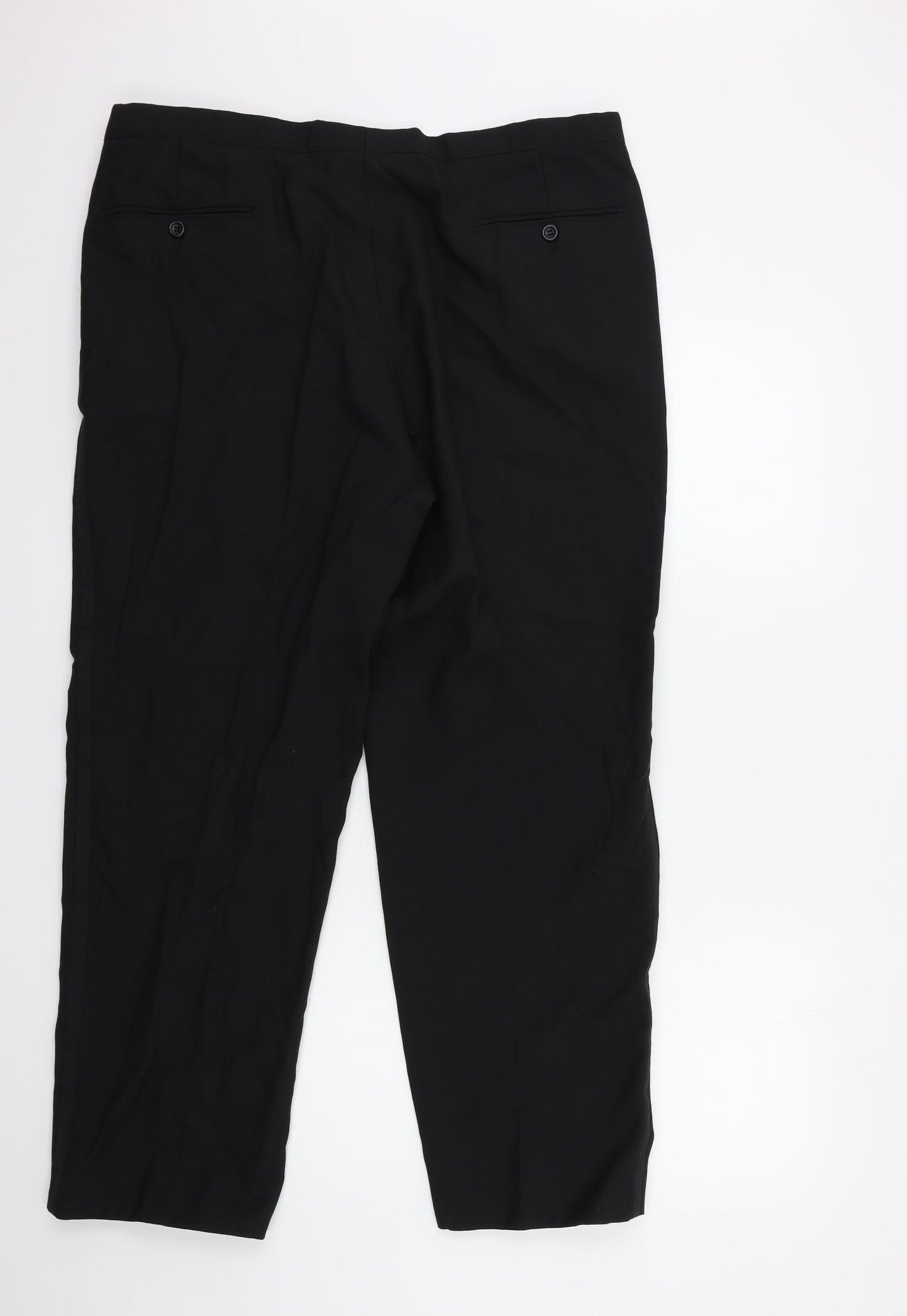 Preworn Mens Black   Trousers  Size 44 in L29 in