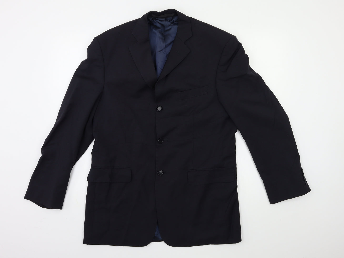 Marks and Spencer Mens Blue   Jacket Suit Jacket Size 38