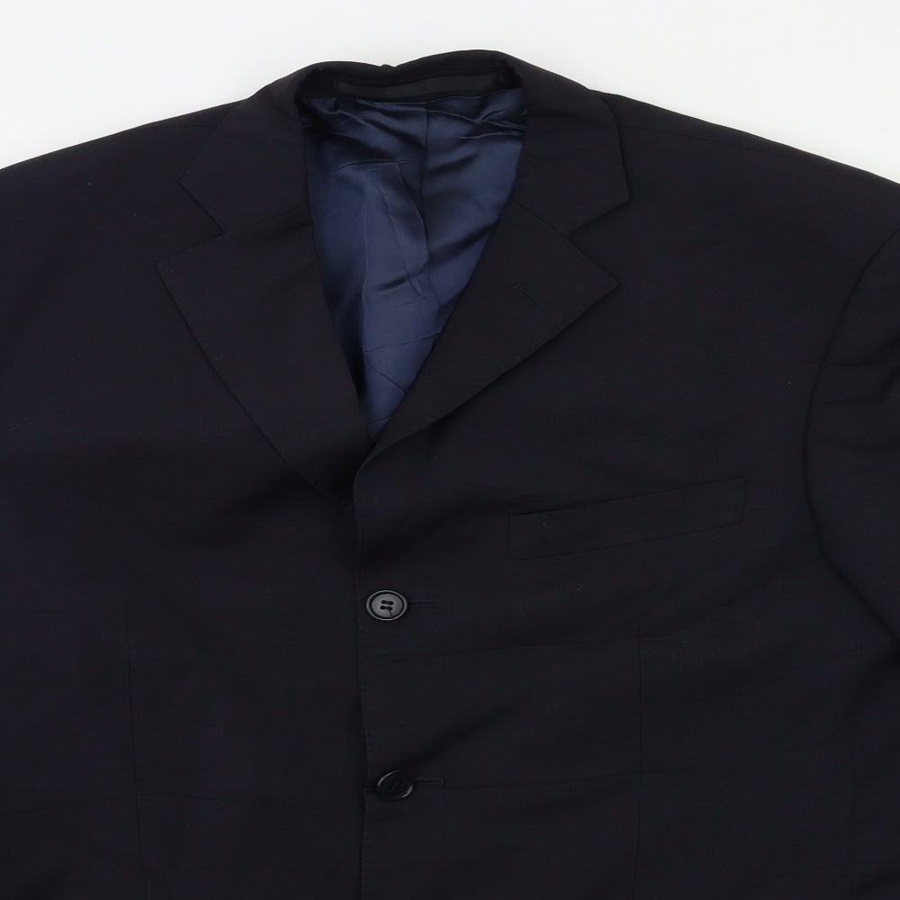 Marks and Spencer Mens Blue   Jacket Suit Jacket Size 38