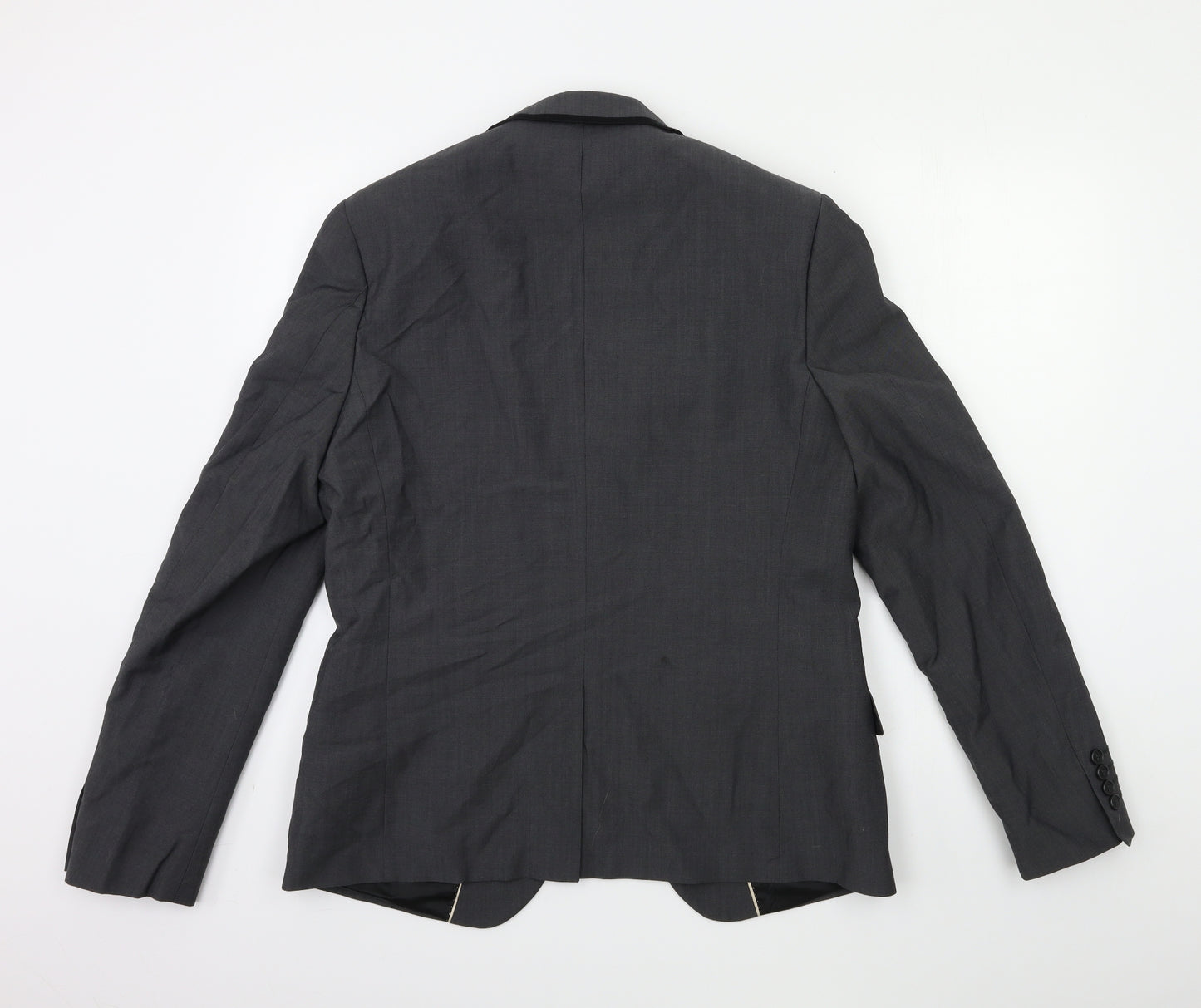 Topman Mens Grey   Jacket Suit Jacket Size 42