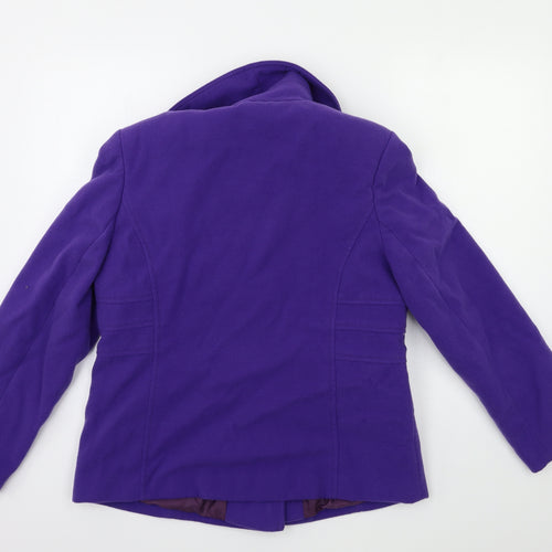 Kesta Womens Purple   Overcoat Coat Size 14