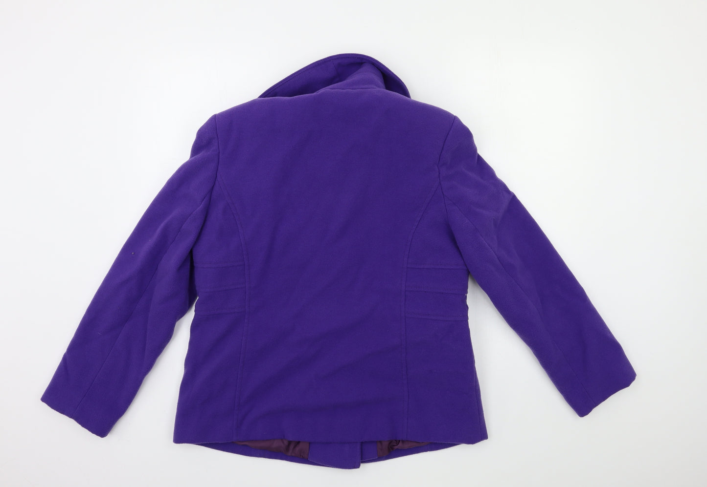 Kesta Womens Purple   Overcoat Coat Size 14