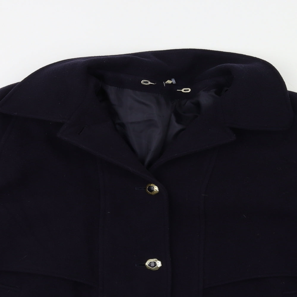 Berkertex Womens Blue   Overcoat Coat Size 22
