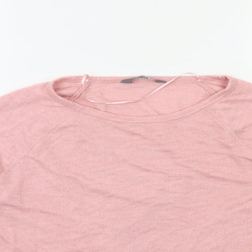 Nutmeg Womens Pink   Basic T-Shirt Size 10