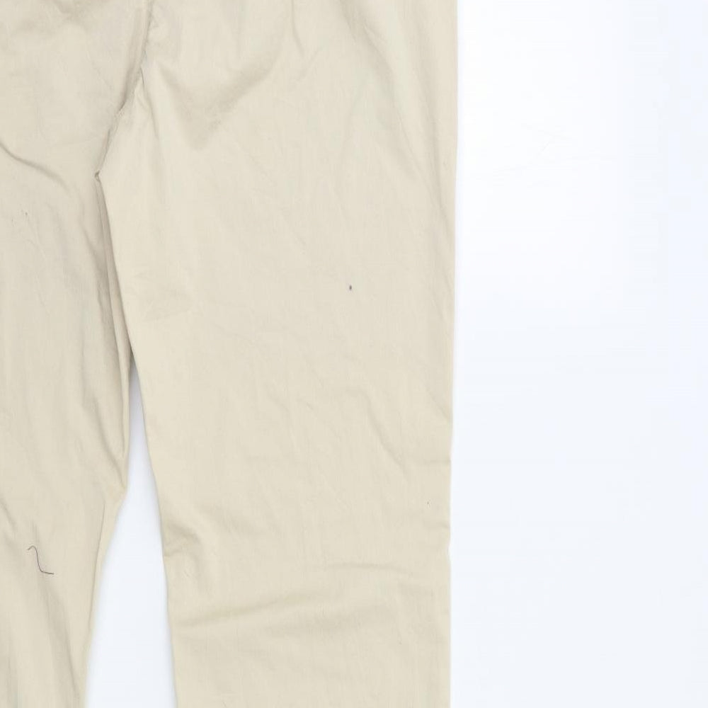 Per Una Womens Beige   Trousers  Size 14 L32 in