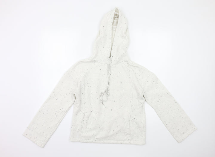 Matalan Womens White   Pullover Hoodie Size 8