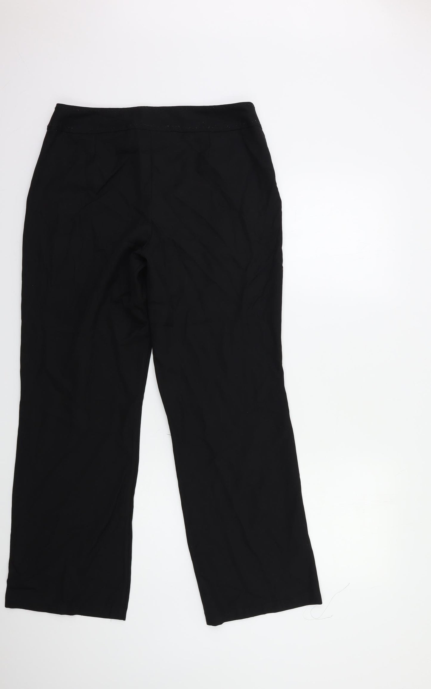 BHS Womens Black   Trousers  Size 12 L29 in