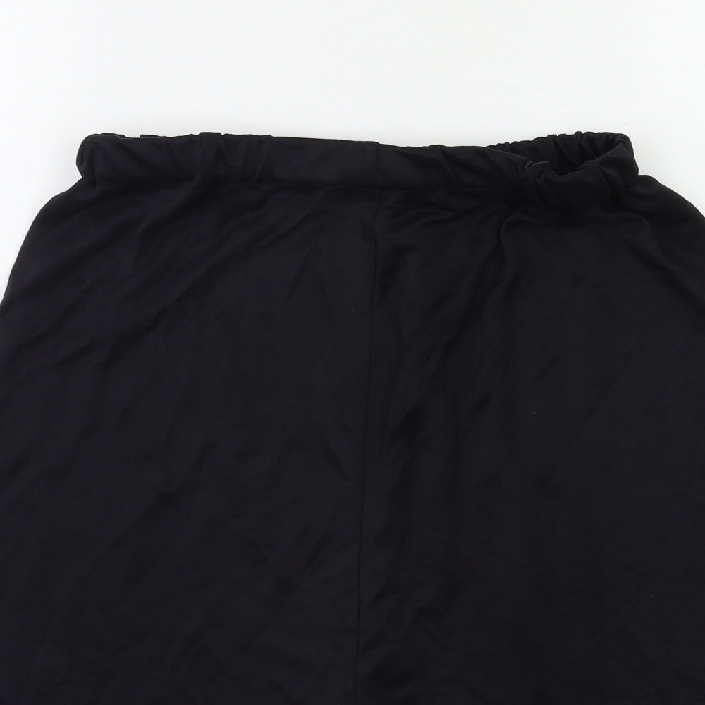 Topshop Womens Black   A-Line Skirt Size 12
