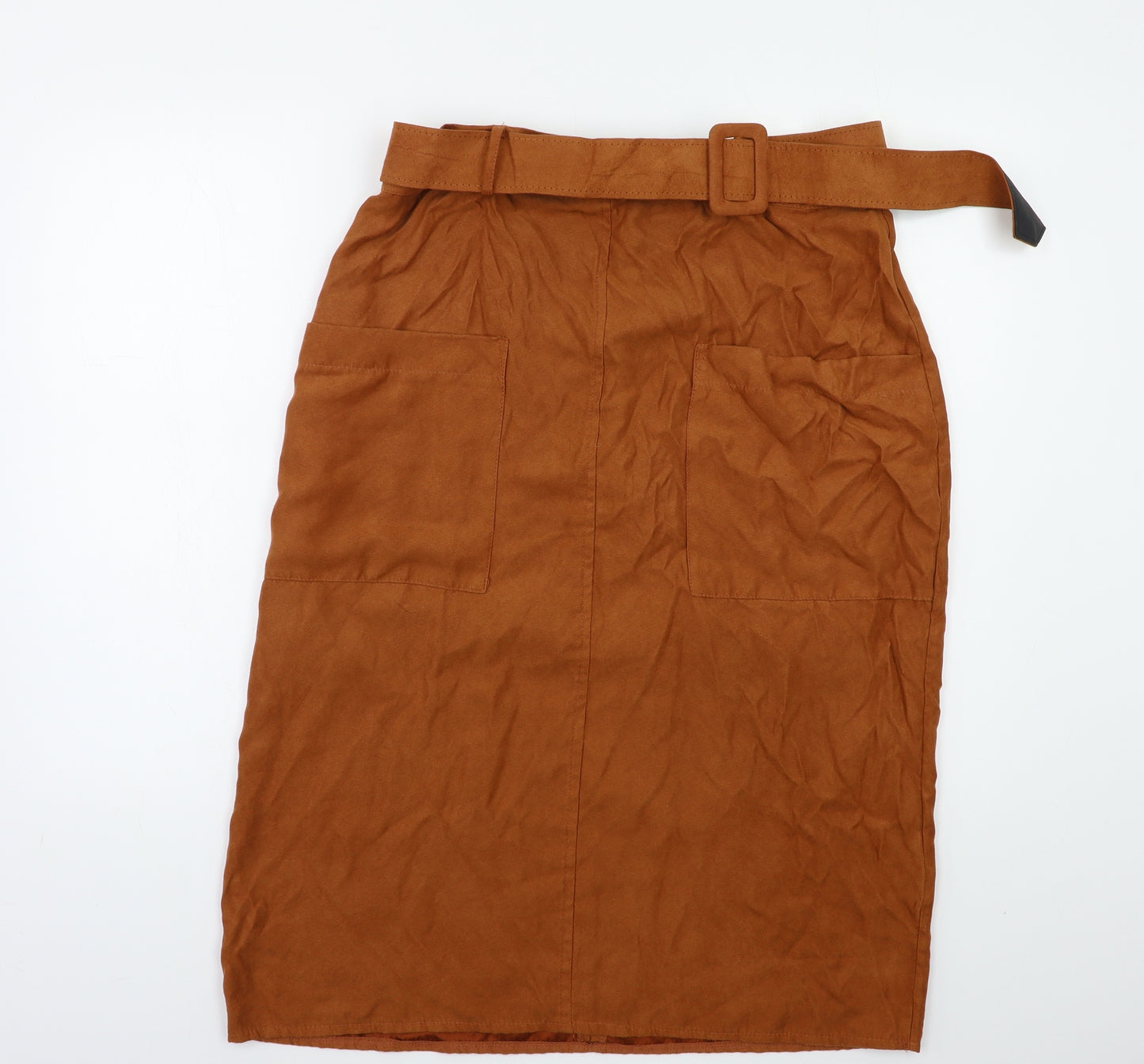 Primark Womens Brown   Straight & Pencil Skirt Size 18