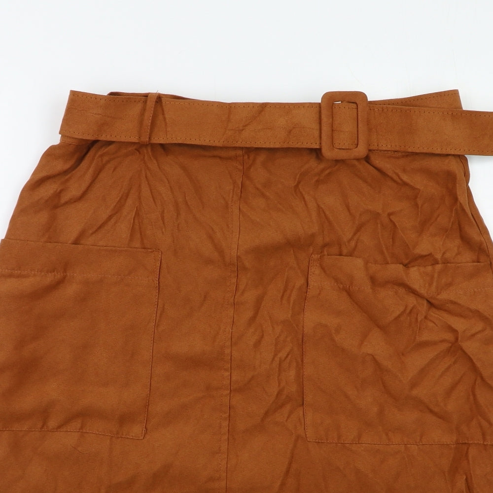 Primark Womens Brown   Straight & Pencil Skirt Size 18