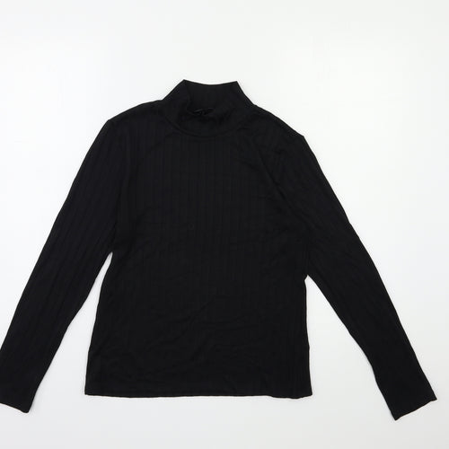 F&F Womens Black   Basic T-Shirt Size 8
