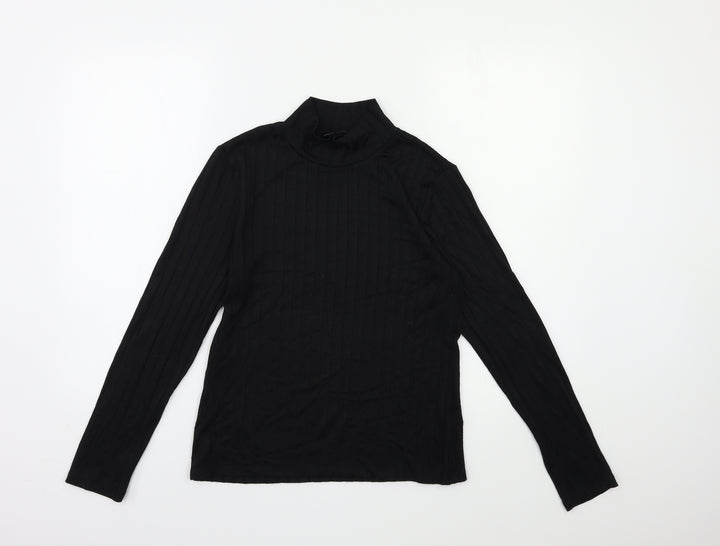 F&F Womens Black   Basic T-Shirt Size 8