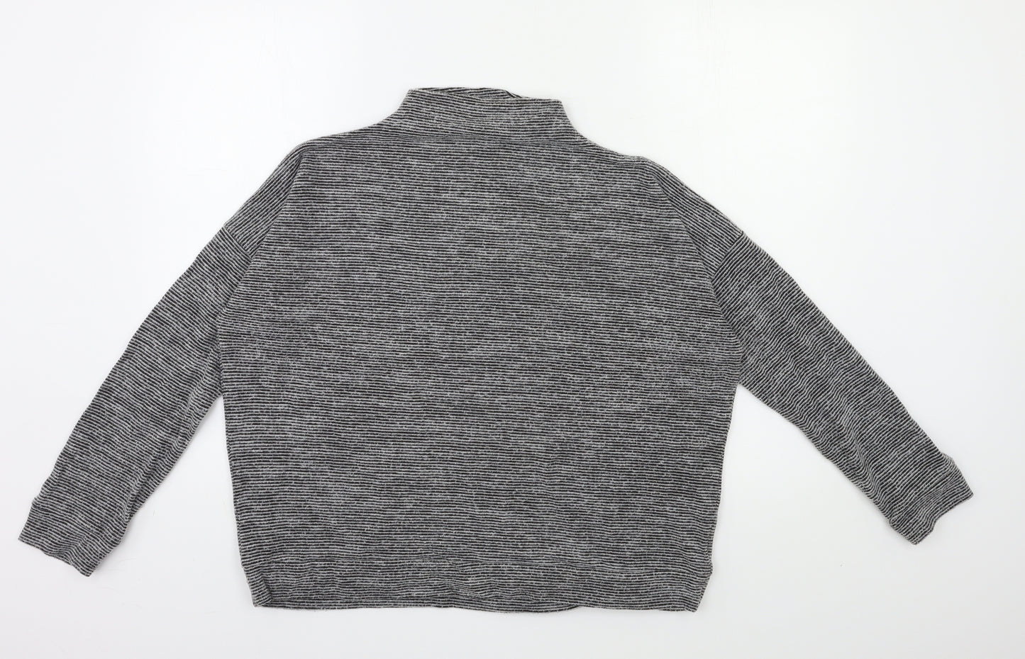 New Look Womens Grey   Pullover Sweatshirt Size 12