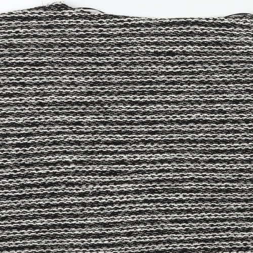 Atmosphere Womens Black Striped Knit Pullover Jumper Size S