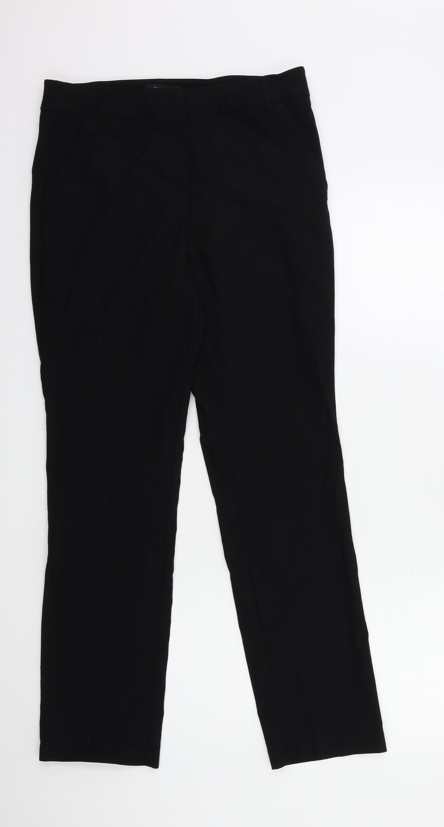 Papaya Womens Black   Trousers  Size 12 L30 in