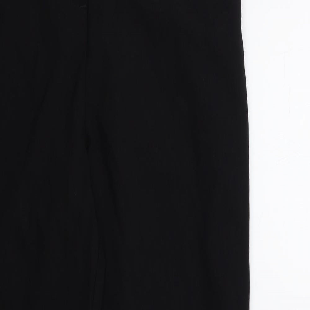 Papaya Womens Black   Trousers  Size 12 L30 in