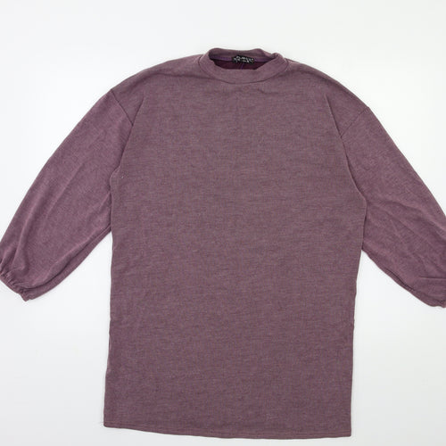 Select Womens Purple   Jumper Dress  Size 10
