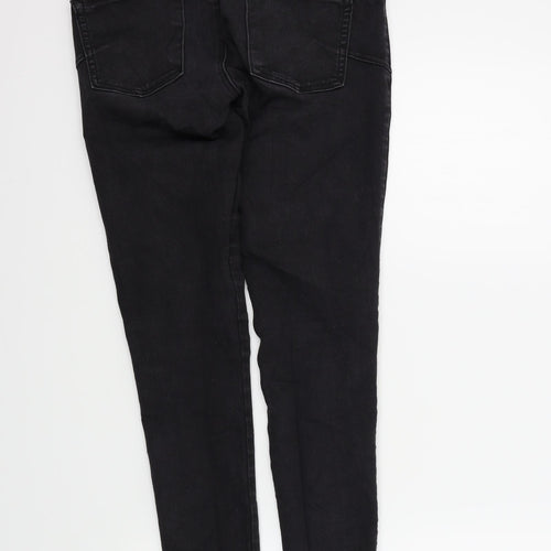 Preworn Womens Black   Skinny Jeans Size 12 L29 in