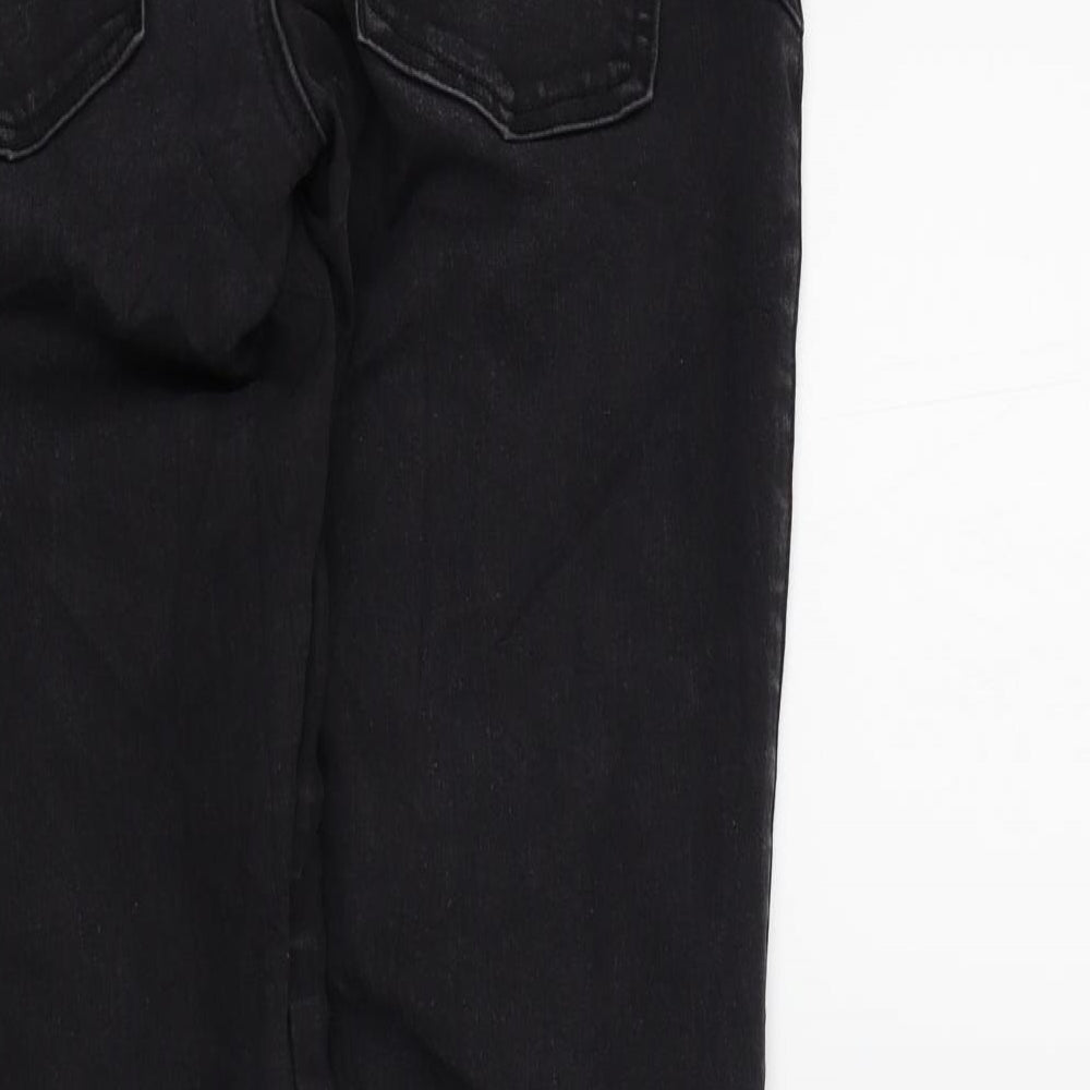Preworn Womens Black   Skinny Jeans Size 12 L29 in