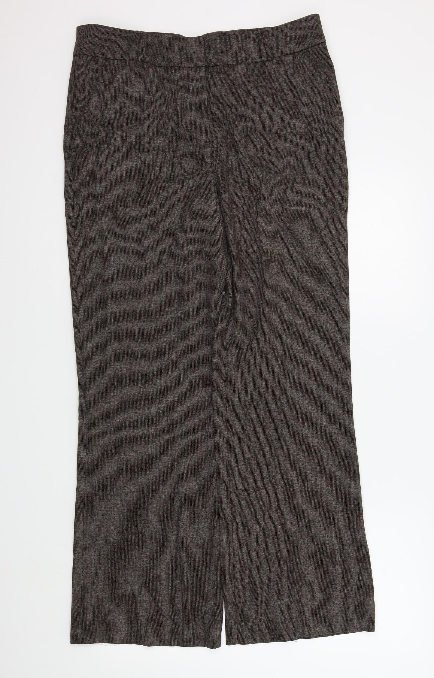 George Womens Brown   Trousers  Size 12 L30 in