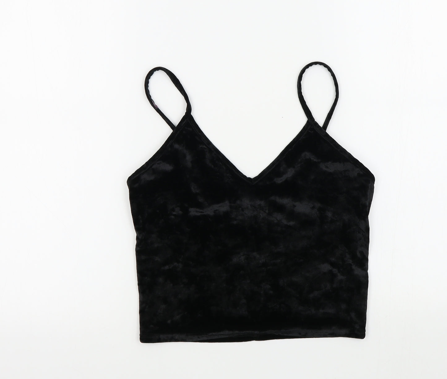Sparkle & Fade Womens Black Colourblock  Basic T-Shirt Size M