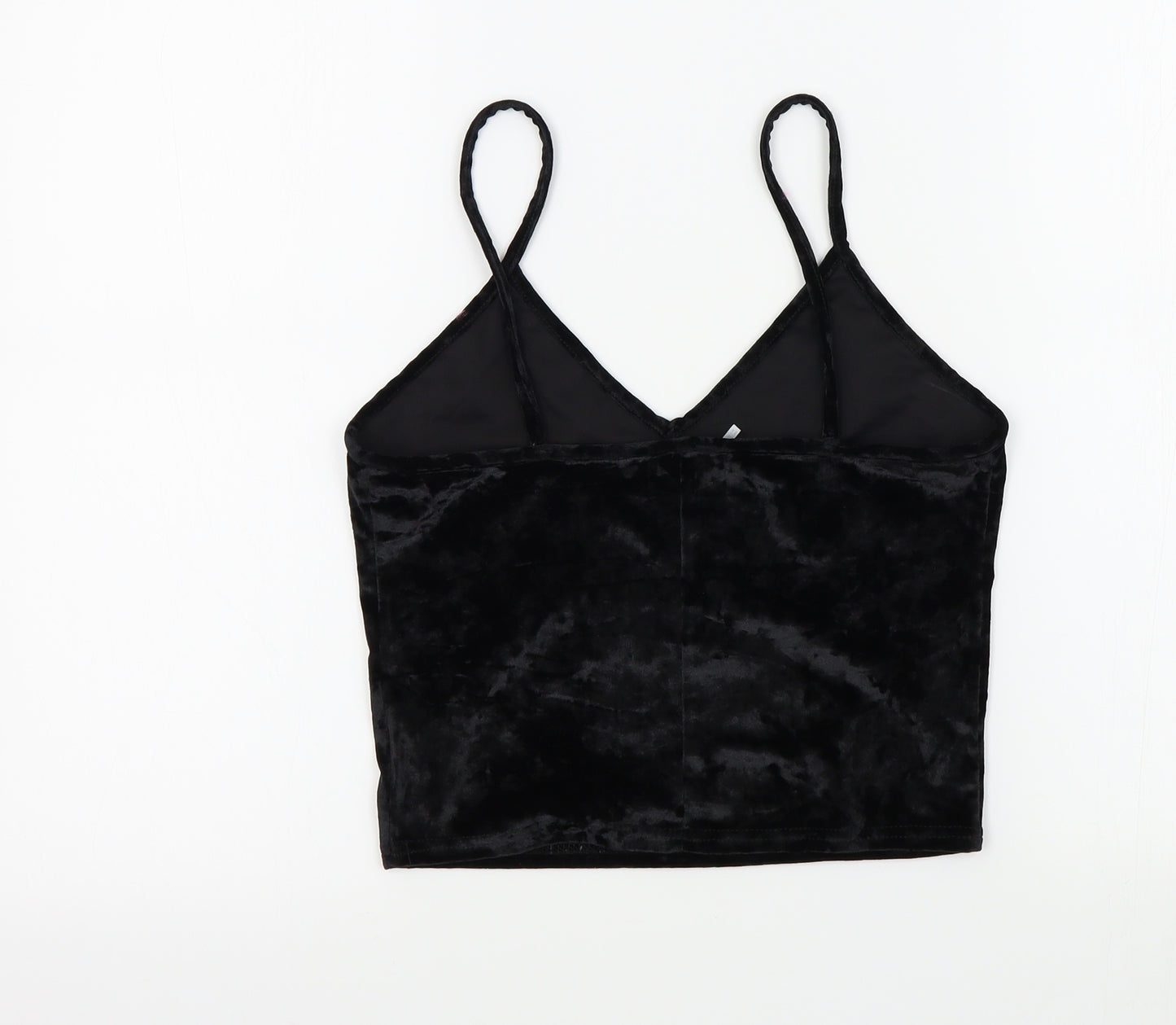 Sparkle & Fade Womens Black Colourblock  Basic T-Shirt Size M