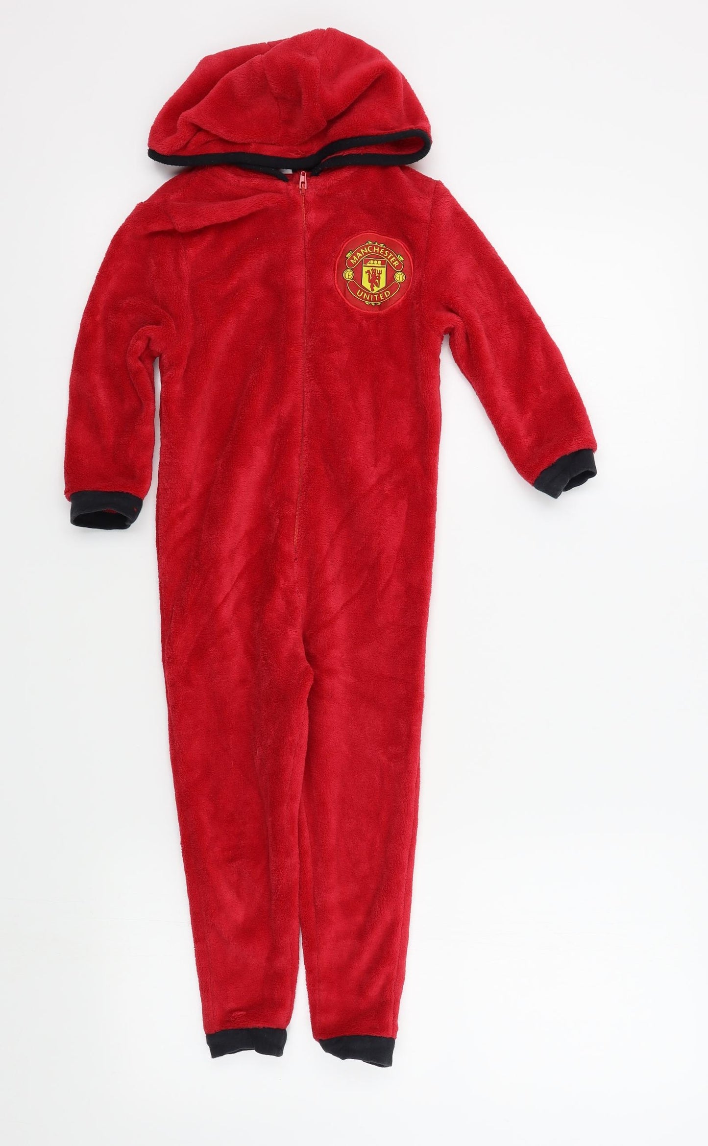 Manchester United Boys Red Colourblock   Bodysuit Size 3-4 Years