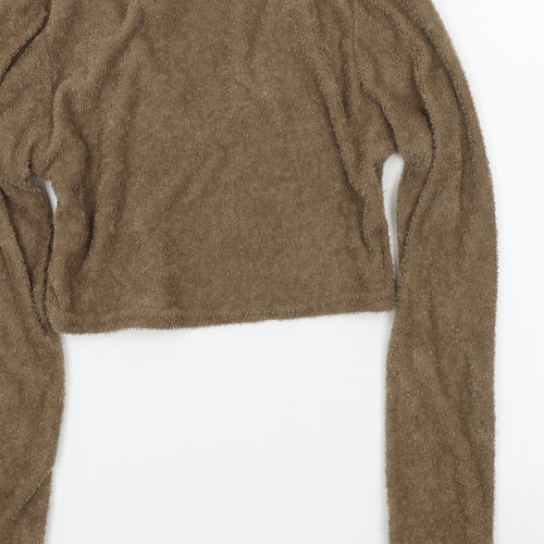 Missyempire Womens Brown   Pullover Jumper Size 10