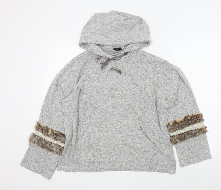 River Island Womens Grey   Pullover Jumper Size M