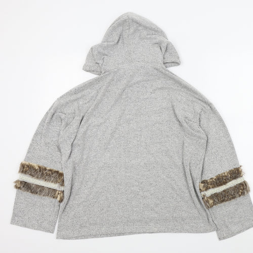 River Island Womens Grey   Pullover Jumper Size M