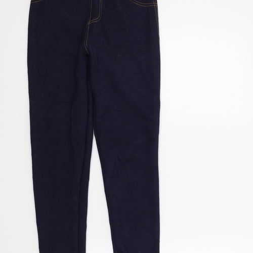 Preworn Girls Blue Colourblock  Skinny Jeans Size L