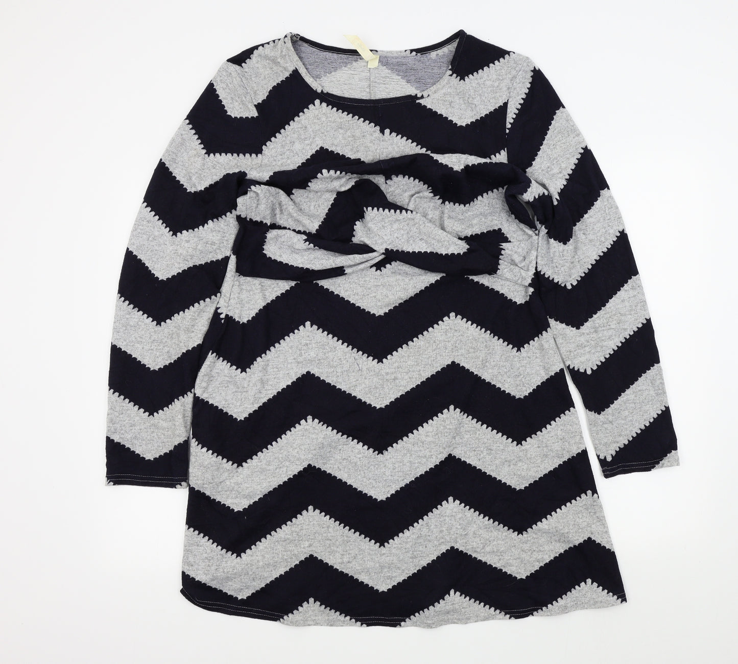 Stella Womens Blue Geometric  Jumper Dress  Size 18