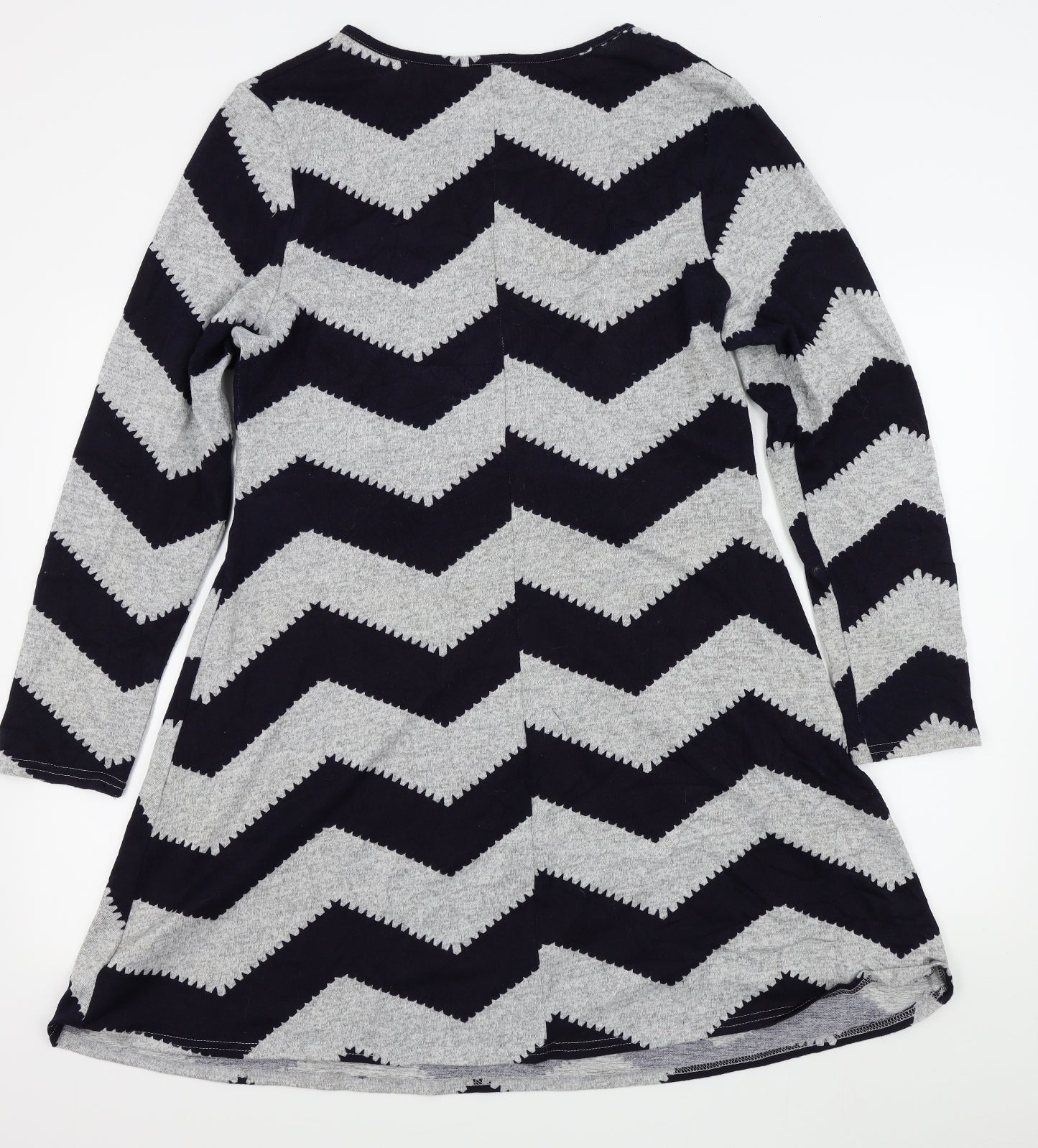 Stella Womens Blue Geometric  Jumper Dress  Size 18