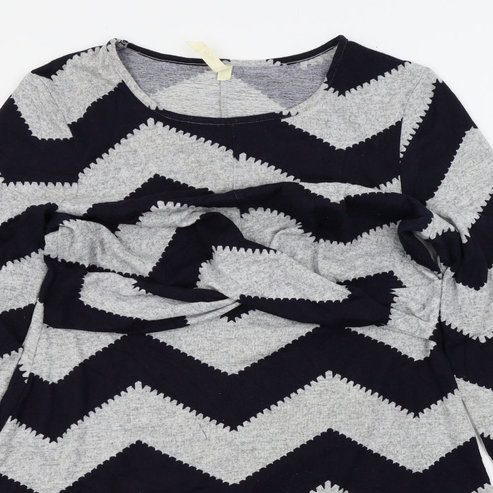 Stella Womens Blue Geometric  Jumper Dress  Size 18