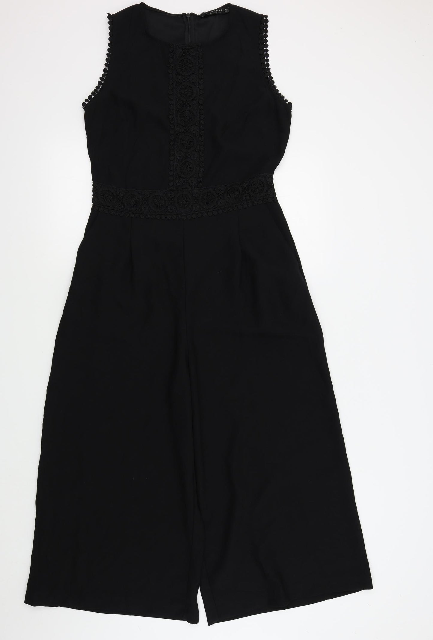 Zara Womens Black Colourblock  Bodysuit One-Piece Size M L20 in