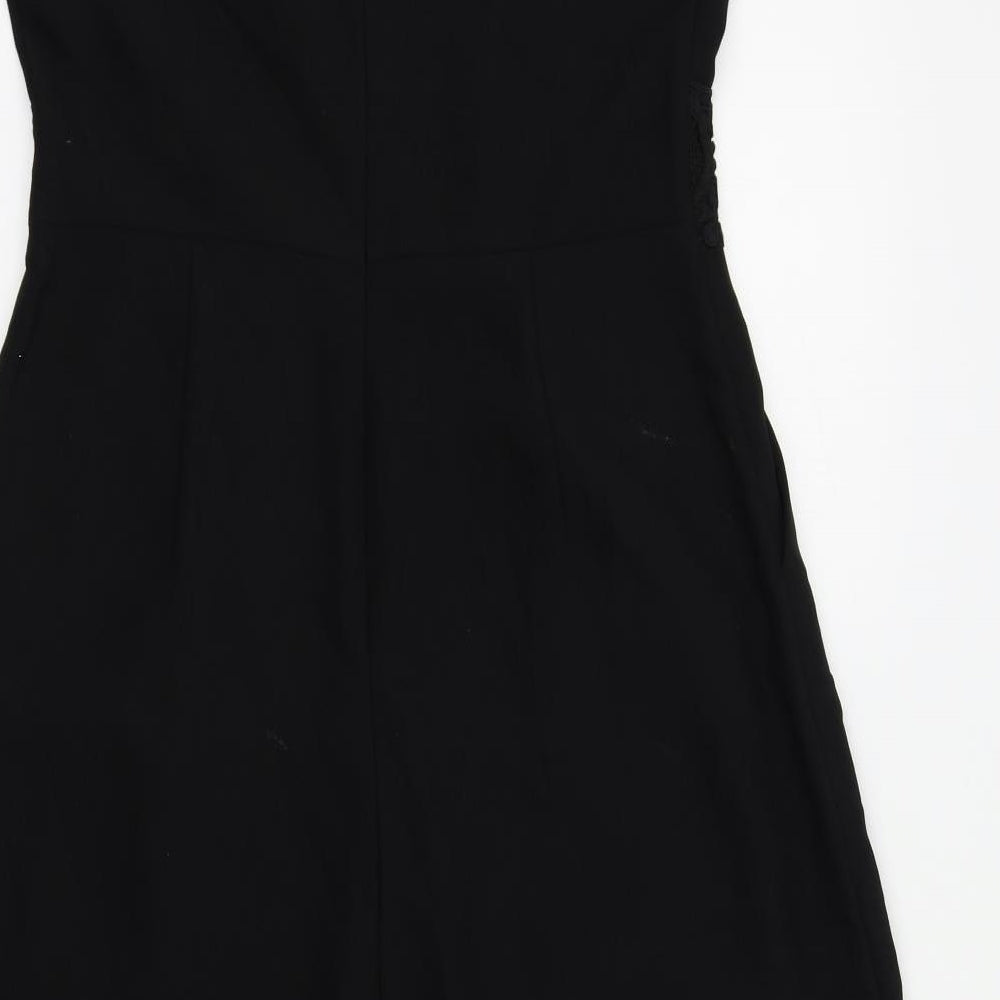 Zara Womens Black Colourblock  Bodysuit One-Piece Size M L20 in
