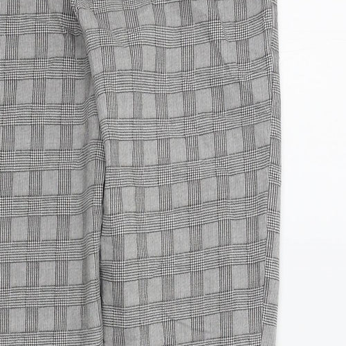 George Womens Grey Check  Trousers  Size 16 L27 in